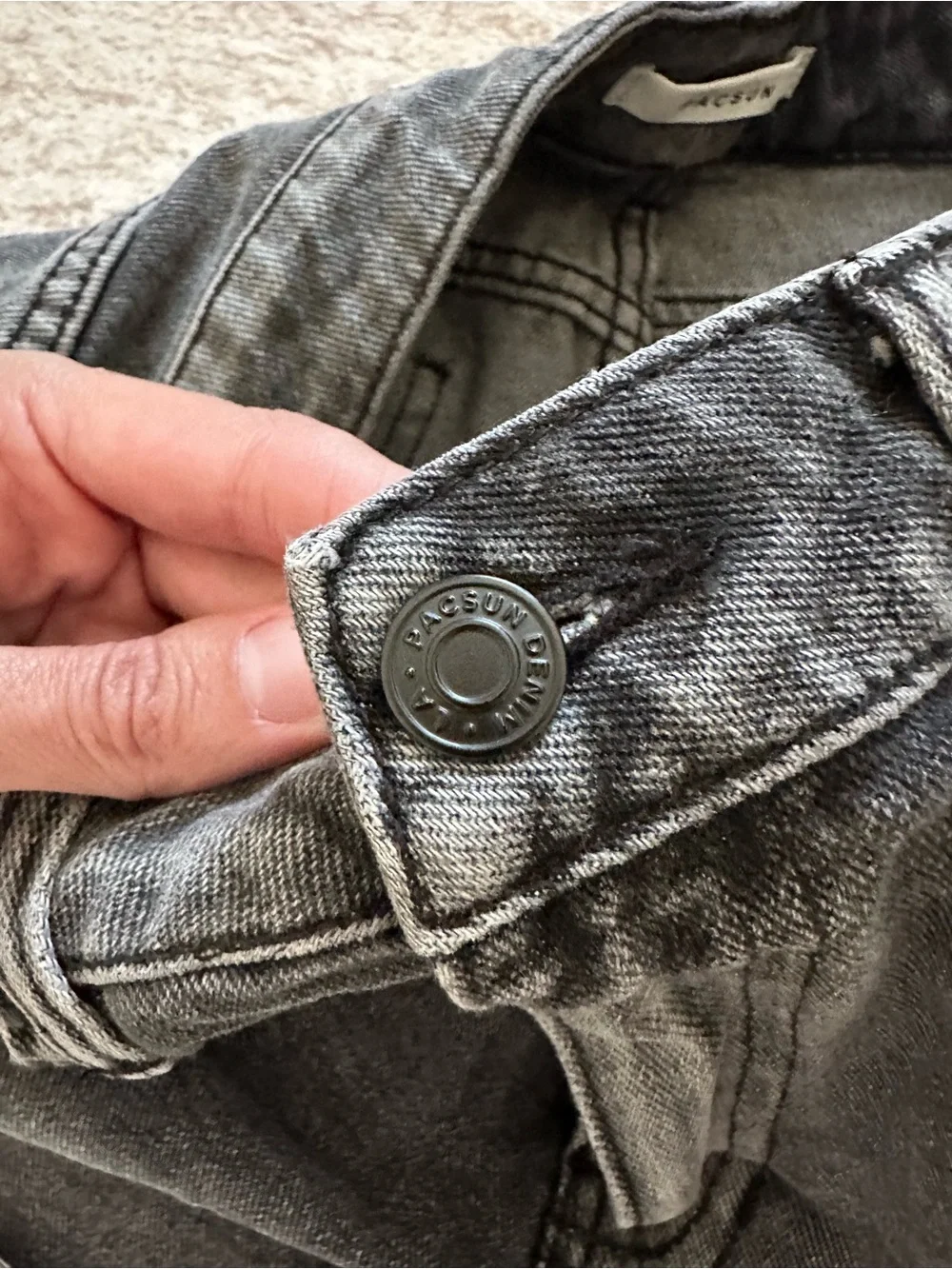 PacSun black distressed